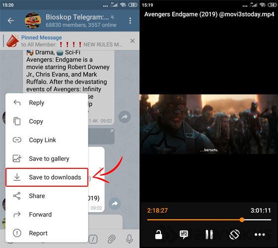 Cara Mudah Download Film Melalui HP Android